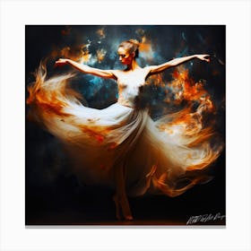 Types Of Dances - Ballerina Aesthetic Canvas Print