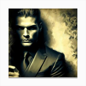 Creative Male Portrait 2 Canvas Print