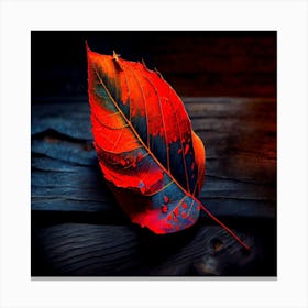 Autumn Leaf Canvas Print