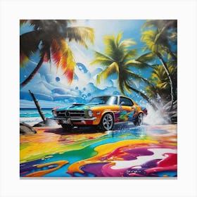 'The Car' Canvas Print
