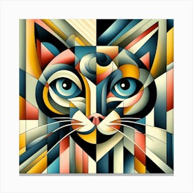 Abstract Cat 14 Canvas Print