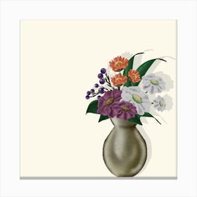 Flowers In A Vase 2 Canvas Print