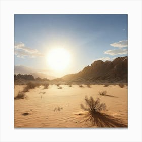 Desert Stock Videos & Royalty-Free Footage 1 Canvas Print