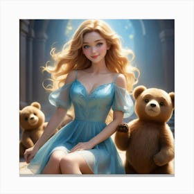 Teddy Bears Canvas Print