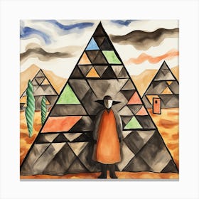 'The Pyramids' 1 Canvas Print