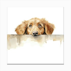 Golden Retriever Puppy 2 Canvas Print