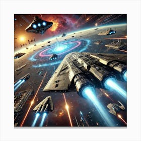 Lumen Command Ship Role Converted Canvas Print