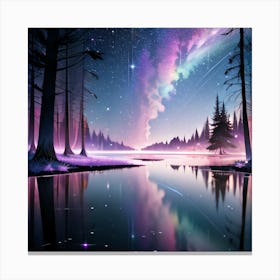Aesthetic Series: Nebula Woods Canvas Print