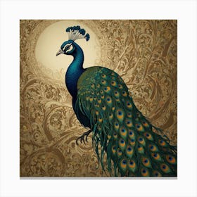 Peacock 44 Canvas Print