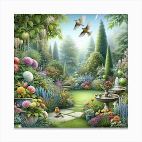 Garden In Bloom Canvas Print