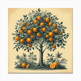 Orange Tree 1 Canvas Print