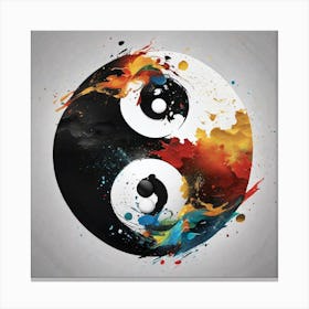 Yin Yang 36 Canvas Print