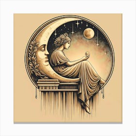 Moon Goddess Canvas Print