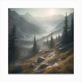 Mountain Landscape 31 Canvas Print