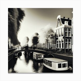 Amsterdam Canal Canvas Print