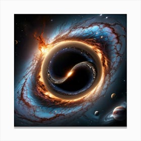 Black Hole Canvas Print