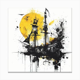 Pirate Ship 3 Canvas Print