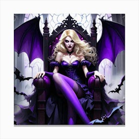 Sexy Vampire 2 Canvas Print