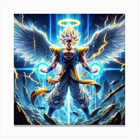 "Warrior Goku Wings" [Risky Sigma] Canvas Print