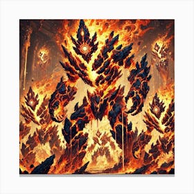 Coreborn Elementals Canvas Print