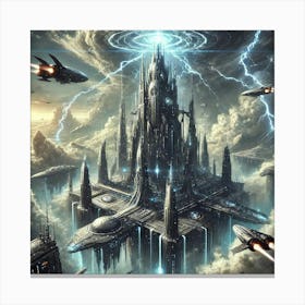 Tempest Citadel Canvas Print