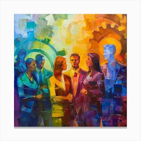 Business People 1 Canvas Print