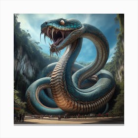 Snake Statue 4 Canvas Print