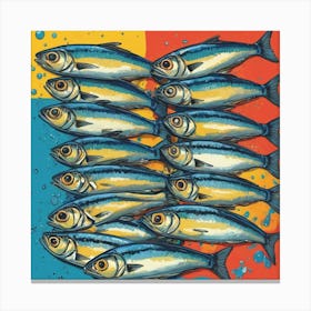 Sardines 12 Canvas Print