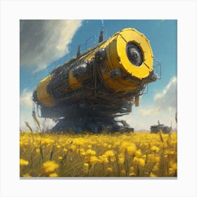 Spaceship 2 Canvas Print