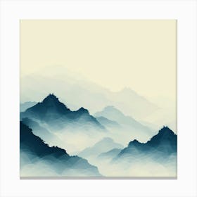 Chinese Mountains 1 Canvas Print