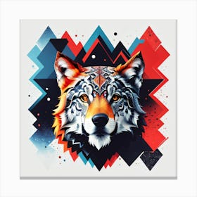 Wolf Head Canvas Print