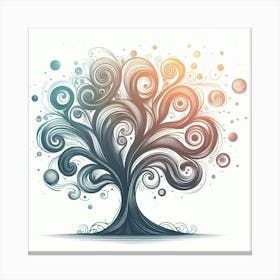 Stylized tree 7 Canvas Print