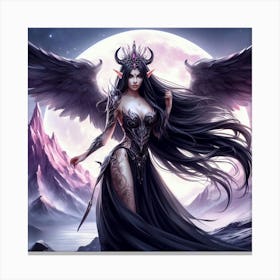 Demon Woman 3 Canvas Print