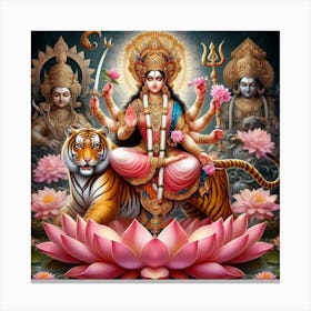 Mata Durga Canvas Print