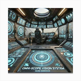 Mars Dominion Mobile Medical Unit Omni Scope Vision System Canvas Print