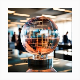 Glass Globe Canvas Print