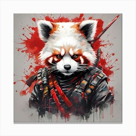 Red Panda 3 Canvas Print
