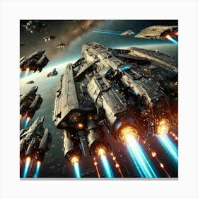 Hyperion Cruisers Converted 2 Canvas Print