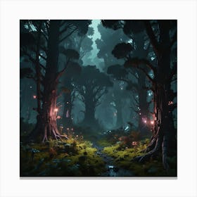 Dark Forest 21 Canvas Print