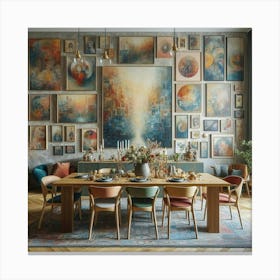 Dining Room 1 Canvas Print