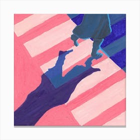 Shadow Of A Woman Canvas Print