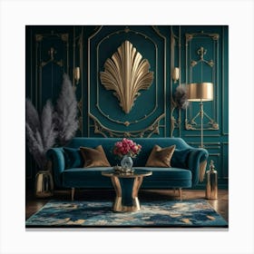 Deco Living Room 28 Canvas Print