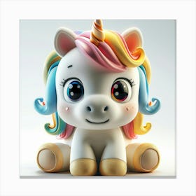 Pearly Unicorn Canvas Print