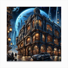 City Of The Future 1 Canvas Print