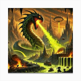 Ignis Luporum Episode 4 Scene Canvas Print