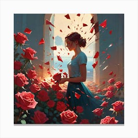 Roses 1 Canvas Print