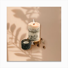 Candle Canvas Print