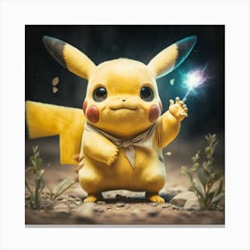 Pokemon Pikachu 2 Canvas Print