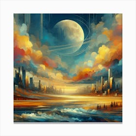 Cityscape 7 Canvas Print