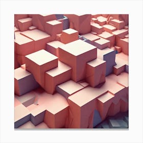 3d Cubes 1 Canvas Print